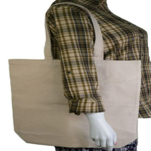 Sac fourre-tout en toile de coton avec fermeture éclair, grande capacité, tendance, réutilisable pour femmes - Idéal pour le shopping et les voyages, avec fonction musicale - Product Image 3