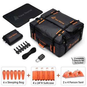 OEM Wholesale Universal Car Roof Top Carrier Bag 21 Cubic Feet <b>Waterproof</b> 840D Heavy Duty Luggage <b>Storage</b> <b>Box</b> for Cars - Product Image 6