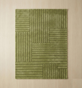 Alfombra de Lana Moderna Personalizada Hecha a Mano, Alfombra de Lana Tufted para Sala de Estar - Product Image 3