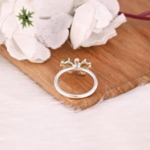 Natural Bio Tourmaline 925 Sterling Silver Ring Party Wear Rings Natural Stone Handmade Rings Women Jewelry <b>Butterfly</b> Ring - Product Image 4