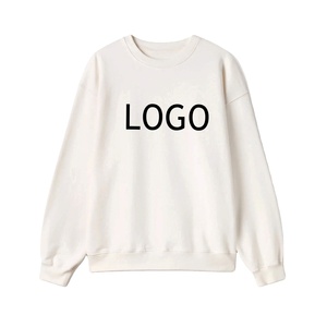 เสื้อสเวตเตอร์คอกลมแขนยาวลำลองสำหรับผู้ชายเสื้อมีฮู้ดแบบสวมหัวผ้าฝ้ายคลาสสิกเสื้อจัมเปอร์น้ำหนักเบาผลิตตามสั่ง - Product Image 1