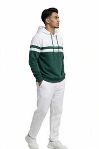 ONETEN APPARELS <b>Men's</b> Color Block Anti-Shrink Winter Streetwear <b>Hoodie</b> Plus Size Cotton French Terry Pullover Sweatshirt - Product Image 6