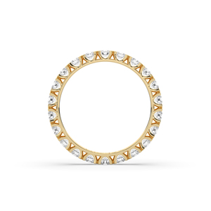 Anillo de Diamante de Laboratorio de Corte Redondo de 1.10 Quilates, Oro de 14K/10K, Estilo Único, Ligero, Joyería de Compromiso, Proveedor Mayorista - Product Image 4