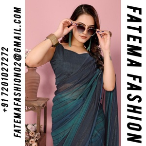 Meilleurs saris en soie zari prêts à porter de créateurs pour femmes pour les mariages, les fêtes, nouveaux modèles ethniques indiens pakistanais - Product Image 2