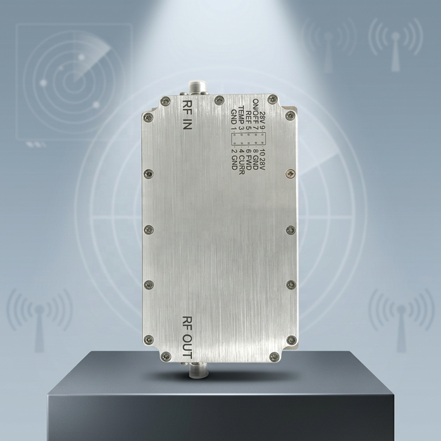 Industrial Grade Broadband RF Amplifier 100W Power 50dB Gain Microwave Power Amplifier OEM Supplier for Radar Applications