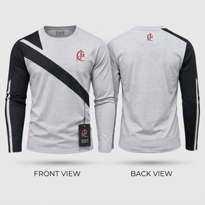 Camisetas de Manga Larga para Hombre, de Alta Calidad, Básicas, Térmicas, 100% Algodón, Sólidas, Casuales, Holgadas, Transpirables - Product Image 6
