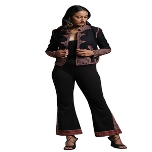 Premium Quality Kanya Libas Kaftan Custom Women's Embroidery Wool Collar Winter <b>Jacket</b> for Ladies Multi Colour Indian/Pakistani - Product Image 1