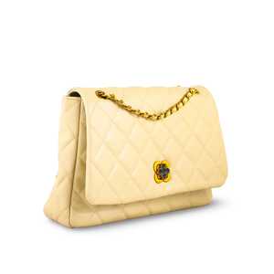 Sac à bandoulière beige formel pour femme P36304 - Product Image 2