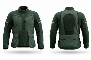 เสื้อแจ็คเก็ตมอเตอร์ไซค์ผ้าคอร์ดูรอยคุณภาพสูง พร้อมแผ่นรองกันกระแทกและสายรัดปรับได้ ให้ความสบายและการปกป้องอย่างดีเยี่ยม - Product Image 3