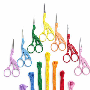 Luxury Red Victorian Style Embroidery Scissors Precision Fine Tip Stainless Steel for Sewing Needlework Craft and Tailor Use - Product Image 5