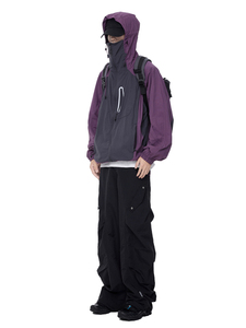 Label Orange <b>Men's</b> Outdoor & Hiking Waterproof Jacket Sports <b>Rain</b> <b>Coat</b> for Winter Casual Style - Product Image 2