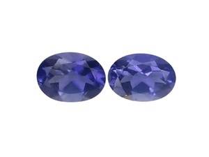 Natural <b>Blue</b> Iolite Gemstones Oval Cut Loose Iolite Stone For Jewelry Making Ring Pendant Necklace Design - Product Image 2