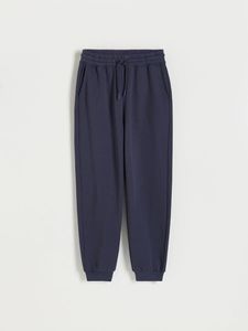 <b>Light</b> Blue Men's Fleece Jogger Sweatpants Heavyweight Drawstring Casual Trousers for Winter Gym <b>Lounge</b> - Product Image 3