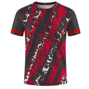 T-shirt pour homme de qualité supérieure, couleur unie, sublimation - 100% polyester, respirant et à séchage rapide, tailles et couleurs personnalisables - Product Image 5