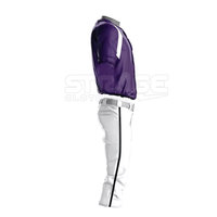 Uniforme de baseball haut de gamme avec matériau léger et respirant en polyester, couleurs personnalisées et coupe confortable, design écologique