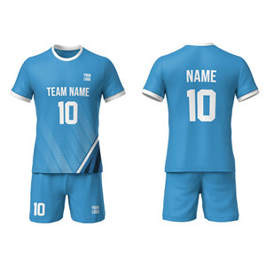 ชุดฟุตบอลเด็กชาย เสื้อฟุตบอลพร้อมกางเกงขาสั้น ชุดกีฬาสีพื้นสำหรับเด็ก ฝึกซ้อม แห้งเร็ว ระบายอากาศได้ดี ชุดเด็กหญิง - Product Image 1