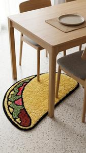 Alfombra de Lana Hecha a Mano con Diseño de Comida, Antideslizante, de Forma Regular, Personalizada y de Primera Calidad, para Sala de Estar o Dormitorio - Product Image 5
