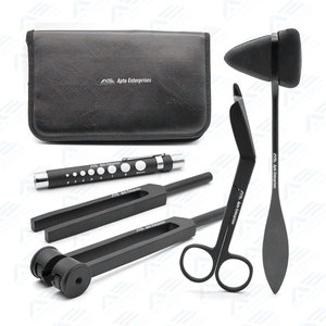 Linterna con medidor de pupila, kit de herramientas para enfermería, EMT y estudiantes de medicina, kit de diagnóstico para estudiantes de medicina, martillo de reflejos, juego de diapasones - Product Image 1