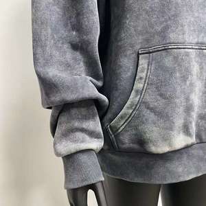 Custom Women's <b>Tracksuits</b> Heavy Weight 500 GSM 350 GSM <b>Polyester</b>/Cotton Fleece Embroidered Oversized Hoodie Shorts - Product Image 4