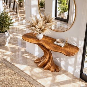 Table Console en bois Table d'entrée Table Console personnalisée meubles de ferme décor à la maison étroit fabriqué au Vietnam - Product Image 1