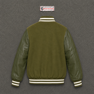Veste athlétique moderne olive pour homme – Vêtement d'extérieur premium, chaud et confortable pour l'hiver, respirant, élégant, avec boutons sur le devant - Product Image 6