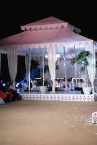 Tente à baldaquin en toile traditionnelle pour gazebo et pavillon de jardin de luxe - Product Image 1