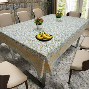 Nappe de table en coton massif faite à la main avec imprimé floral artisanal, écologique, pour mariages, fêtes, réceptions du Nouvel An - Product Image 2
