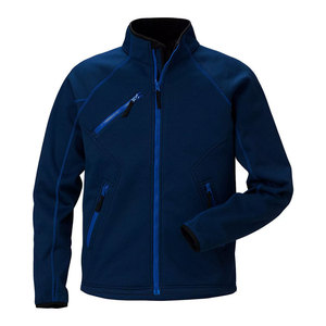 Chaqueta Softshell Personalizada al por Mayor para Hombre con Cierre de Cremallera, Cuello Alto, Casual, Cortavientos, de Poliéster, para Aventura - Product Image 5