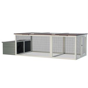 Gallinero Resistente a la Intemperie de 20.93 Pies Cuadrados con Corral y Caja de Anidación de Madera - Product Image 5