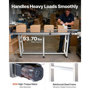 Nastro Trasportatore Motorizzato in Acciaio Inossidabile Resistente 71 X 7.8 Pollici, Tavolo Trasportatore 71 X 7.8 Pollici per Applicazioni di Codifica a Getto d'Inchiostro - Product Image 2