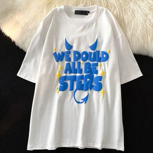 T-shirts pour hommes en coton 100% vintage, coupe ample, à manches courtes, imprimés en 3D, séchage rapide, écologiques, 300g, style streetwear d'été - Product Image 2