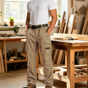 Pantalon de travail robuste et confortable avec poches porte-outils pour un confort maximal lors de longues journées de travail - Product Image 5