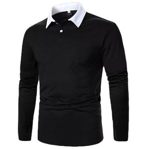 Chemises polo en coton à manches courtes, broderie OEM pour les équipes et les événements, vêtements décontractés et sportifs en gros - Product Image 3