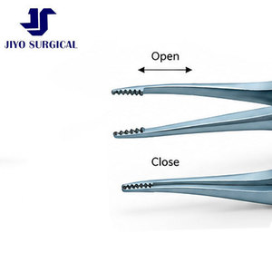 คีมเย็บผ่าตัดจักษุวิทยา ยี่ห้อ Professional Jiyo Surgical Co. รุ่น D&K Castroviejo DK-7601 ขนาด 4 1/2 นิ้ว ทำจากไทเทเนียม แบบตรง - Product Image 5