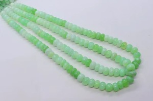 Cuentas Redondas Lisas de Ópalo Verde Natural Increíble de 8 mm y 8.5 mm, Cuentas de Ópalo Verde Sombreado Tipo Loro de 16 Pulgadas, Gema de Ópalo Verde Genuino - Product Image 3
