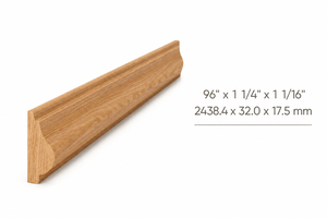 Moldura Decorativa de Madera Sólida Premium, Zócalo, Moldura de Corona, Diseño Contemporáneo, Duradero, Ecológico, Fácil Instalación, para Villa - Product Image 2