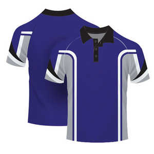 Chemises pour hommes personnalisées en tissu tricoté respirant à séchage rapide, brodé, 100% polyester, manches courtes, couleur rouge unie, à prix abordable - Product Image 1