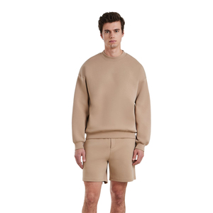 Nouvel ensemble décontracté homme 2026 : T-shirt col rond et short – Tenue d'été élégante, respirante et légère en molleton 100 % coton pour hommes - Product Image 1