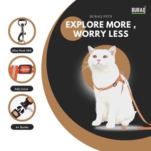 Reflective Cat <b>Harness</b> Body Set OEM ODM Custom Logo Adjustable Cat <b>Harness</b> & Leash Set Direct Manufacturer - Product Image 3