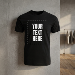 เสื้อยืดคอกลมแขนสั้นสีขาวดำสำหรับผู้ชาย ดีไซน์ใหม่ลายพิมพ์ ทรงหลวม ระบายอากาศได้ดี เป็นมิตรต่อสิ่งแวดล้อม ผลิตจากผ้าฝ้าย 100% ไม่เป็นขุย - Product Image 3