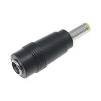 Vente directe usine Adaptateur de courant CC à corps en PVC, plaqué nickel laiton, 5.5x2.1mm vers 4.8x1.7mm mâle, 24V 2A, Computace ZSA5010