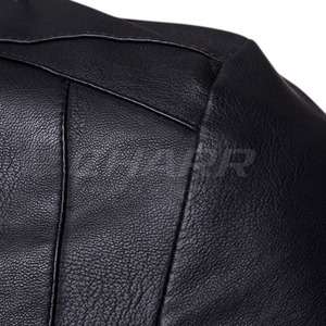 Chaqueta de Cuero Vacuno para Hombre, Nueva Moda, Resistente al Viento, Chaqueta de Invierno con Logotipo Frontal - Product Image 3