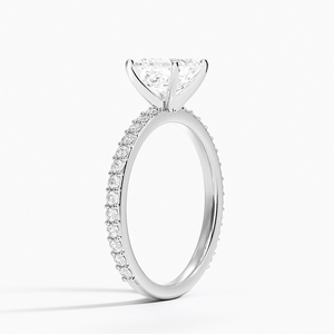แหวน BOJ รุ่น 0135 ทรง Asscher Cut เงินแท้ 925 ประดับเพชรเม็ดเดี่ยวทรงเล็กหรูหรา น้ำหนัก 2 กะรัต สี D ความสะอาด VVS1 เพชรโมอิสซาไนต์ รับรองโดย GRA - Product Image 2