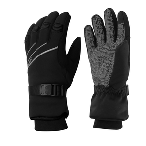 ถุงมือสกีหนังแพะจากโรงงานโดยตรง กันน้ำ ปรับแต่งสีและโลโก้ได้ ระบายอากาศได้ดี ถุงมือสกีสำหรับเล่นกีฬา - Product Image 1