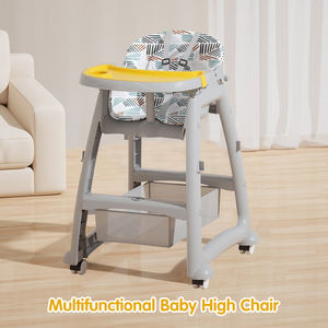 Silla Alta para Bebés, Silla <span class=keywords><strong>de</strong></span> Comedor para Cafetería, Silla Alta para <span class=keywords><strong>Niños</strong></span>, Silla Alta <span class=keywords><strong>de</strong></span> Plástico Resistente para Restaurante, Silla Alta para <span class=keywords><strong>Niños</strong></span> - Product Image 1