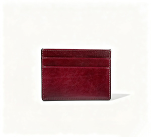 [Customised Logo] Genuine Cowhide Top Grain Leather Credit Card Holder for Men & Women Fashion Style Business & Travel Use - Product Image 6
