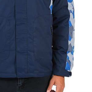 Wholesale Custom Embroidery Logo Waterproof Zipper Softshell Jacket Polyester Coats <b>Windbreaker</b> Jacket for Men - Product Image 3