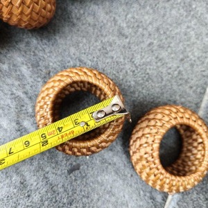 Basic Round <b>Rattan</b> Napkin Ring Suitable For <b>Dining</b> <b>Table</b> Decor Home Use And Rustic Natural <b>Table</b> Styling Accessory From India - Product Image 3