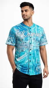 Camiseta de béisbol con estampado completo y acabado de sublimación premium, ideal para equipos deportivos y marcas de estilo de vida. - Product Image 4