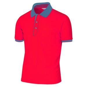 เสื้อโปโลชาย แขนสั้น ผ้าฝ้ายถัก ดีไซน์เรียบง่าย สีบล็อก ระบายอากาศได้ดี ทรงปกติ สีน้ำเงิน เทา กรมท่า - Product Image 6